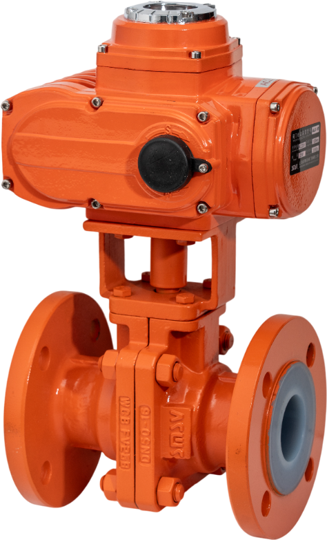 Electric PTFE-Lined Ball Valve