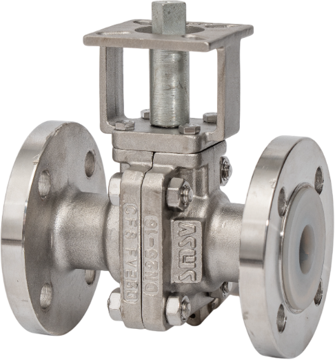PTFE Lined Mounting Pad Ball Valve