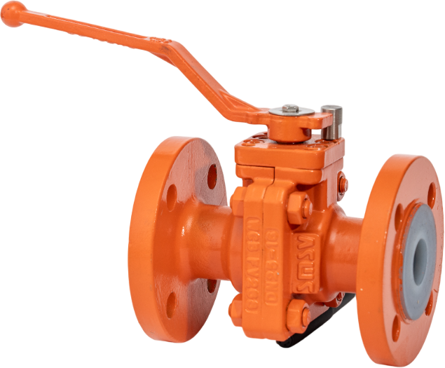 Manual PTFE Lined Ball Valve