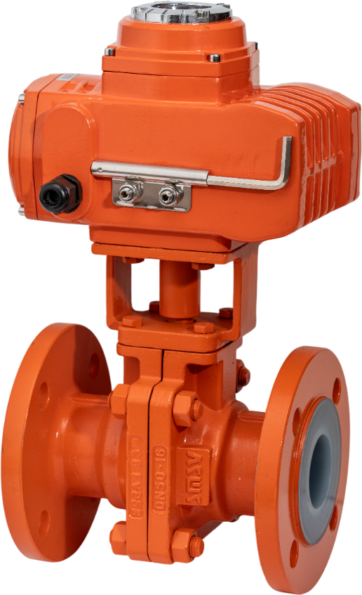 Electric PTFE-Lined Ball Valve