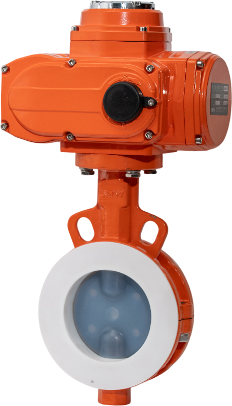 Electric PTFE Lined Butterfly Valve