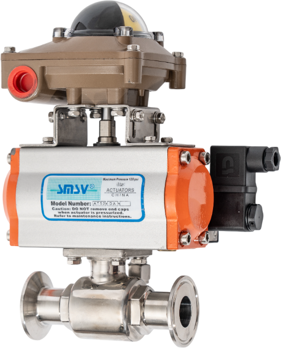 Sanitary Clamp Pneumatic Ball Valve